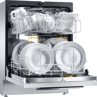 Miele - PFD 408 U 208V, Stainless Steel Built-Under Fresh-Water Dishwasher With Baskets - 61040830NAM