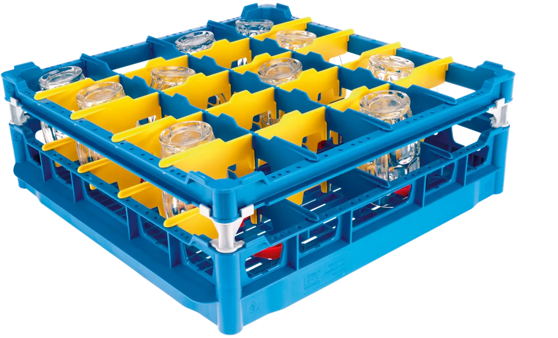 Miele - U 635-S Basket with Sloping Bases for Improved Cleaning and Drying of 20 Glasses - 12663080