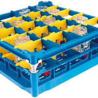 Miele - U 635-S Basket with Sloping Bases for Improved Cleaning and Drying of 20 Glasses - 12663080