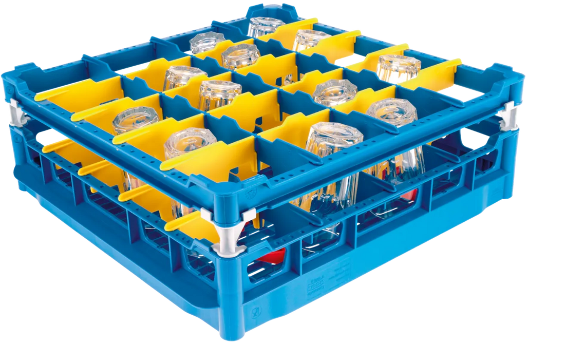 Miele - U 635-S Basket with Sloping Bases for Improved Cleaning and Drying of 20 Glasses - 12663080