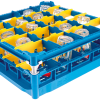 Miele - U 635-S Basket with Sloping Bases for Improved Cleaning and Drying of 20 Glasses - 12663080