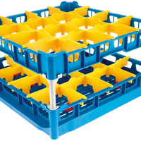 Miele - U 644-S Basket with Sloping Bases for Improved Cleaning and Drying of 16 Glasses - 12663090