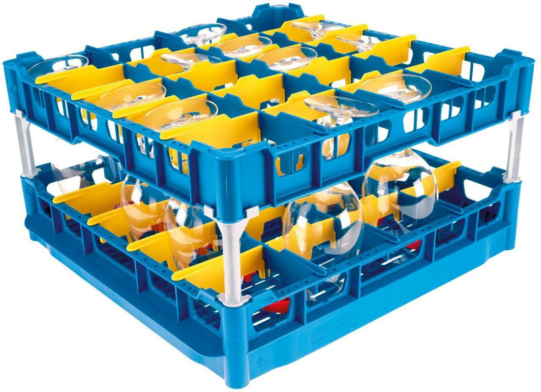 Miele - U 645-S Basket with Sloping Bases for Improved Cleaning and Drying of 20 Glasses - 12663100