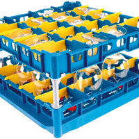 Miele - U 645-S Basket with Sloping Bases for Improved Cleaning and Drying of 20 Glasses - 12663100