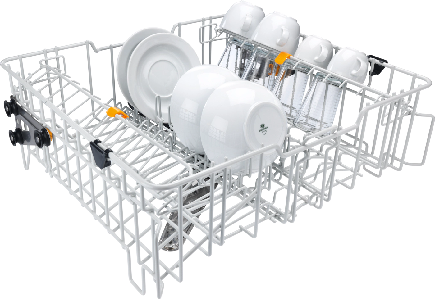 Miele - Upper Basket with APFD 415 Insert and 2 Hinged FlexCare Cup Racks - 12106020