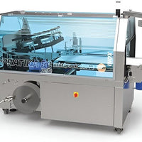 MiniPack - 230V Stainless Steel Automatic Shrink Wrapper Machine with Double Hatch - Pratika 56 MPE X2SS