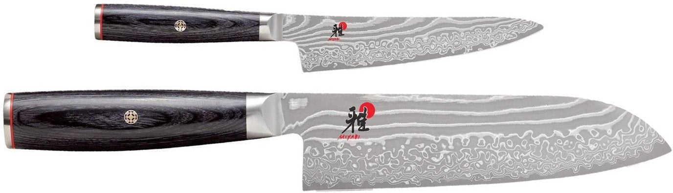 Miyabi - Kaizen II 5000FCD 2 PC Santoku Knife Set - 34690-004