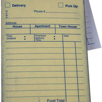 NCCO International - 3.5" x 6.75", 3-Part Medium Carbonless Guest Check, 10/Pk - 20011