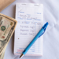 NCCO International - 3.5" x 6.75", 3-Part Medium Carbonless Guest Check, 10/Pk - 20011