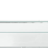 New Air - Glass Canopy for 60" Flat Glass Ice Cream Freezer - NIF-60-CP