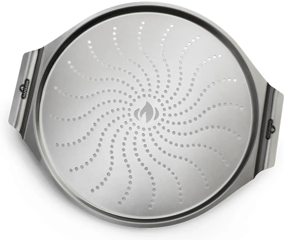 Napoleon - 14" Stainless Steel Pizza Pan - 56066