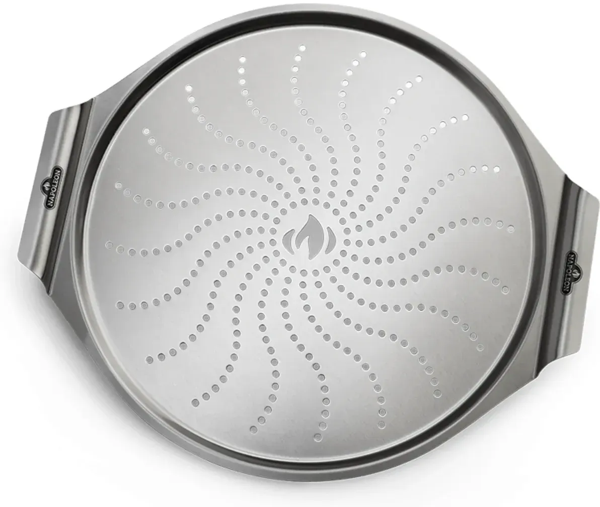Napoleon - 14" Stainless Steel Pizza Pan - 56066
