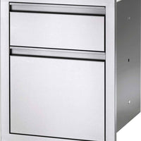 Napoleon - 18" X 24" Double Drawer with Waste Bin - BI-1824-1W