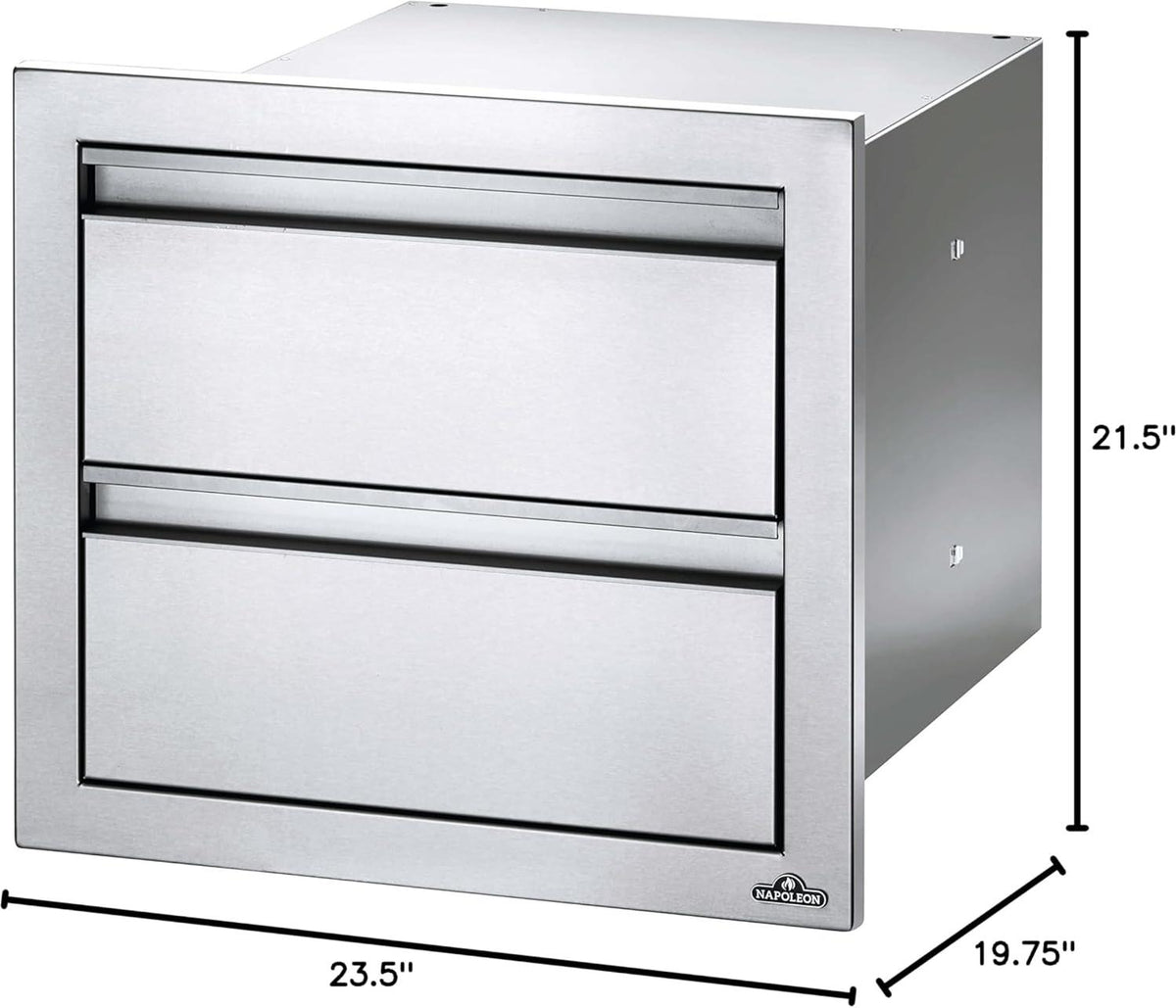 Napoleon - 18" x 16" Double Drawer - BI-1816-2DR