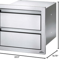 Napoleon - 18" x 16" Double Drawer - BI-1816-2DR