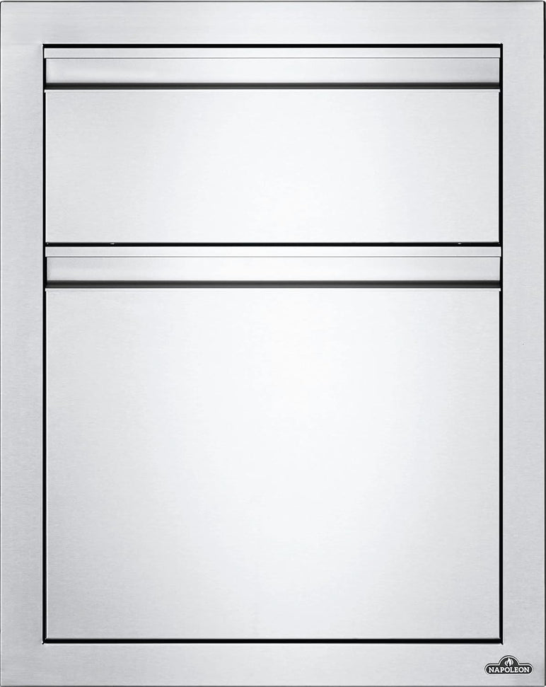Napoleon - 18" x 24" Large and Standard Double Drawer - BI-1824-2DR
