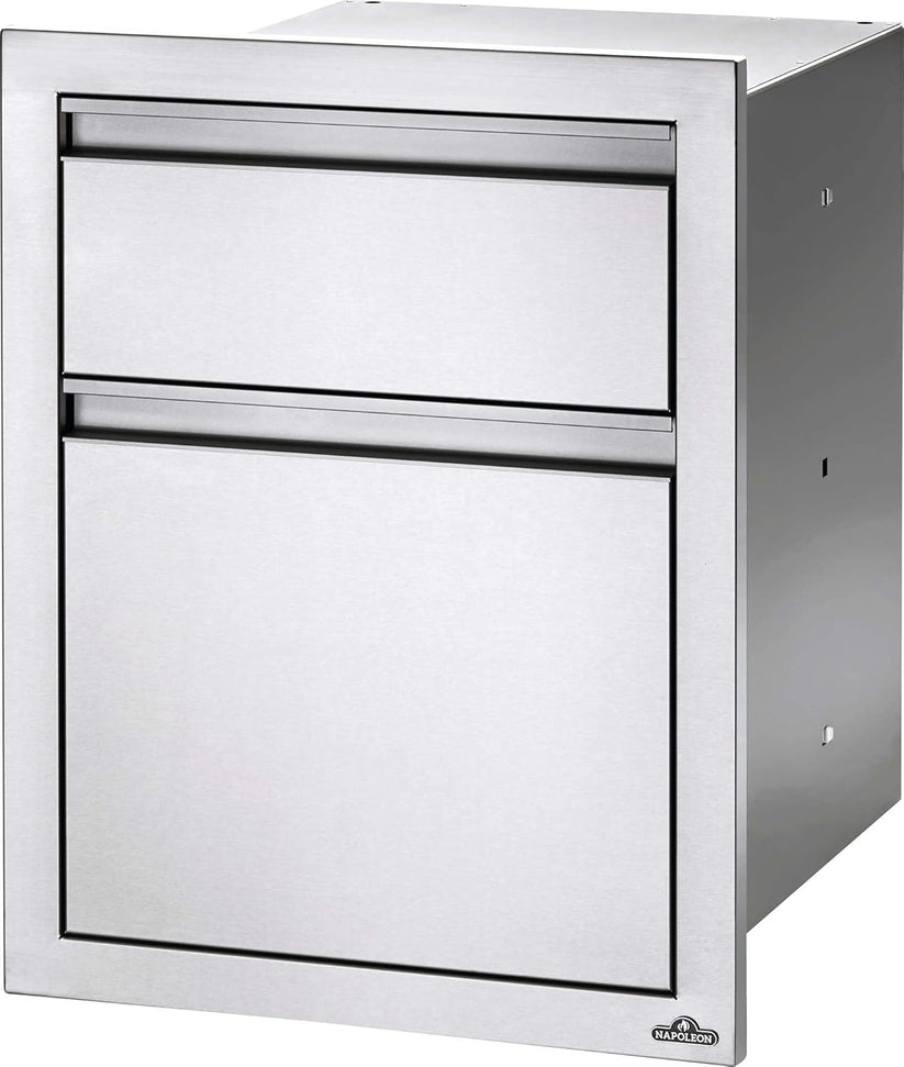Napoleon - 18" x 24" Large and Standard Double Drawer - BI-1824-2DR