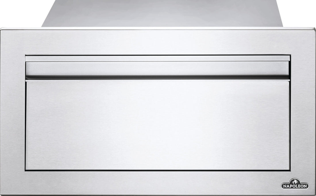 Napoleon - 18" x 8" Stainless Steel Single Drawer - BI-1808-1DR