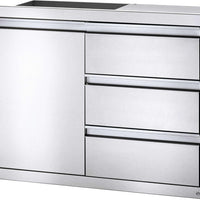 Napoleon - 36" x 24" Single Door & Triple Drawer Combo - BI-3624-1D3DR