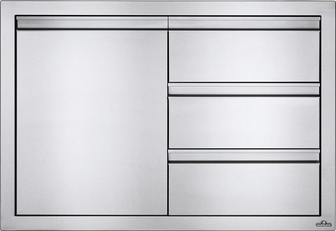 Napoleon - 36" x 24" Single Door & Triple Drawer Combo - BI-3624-1D3DR