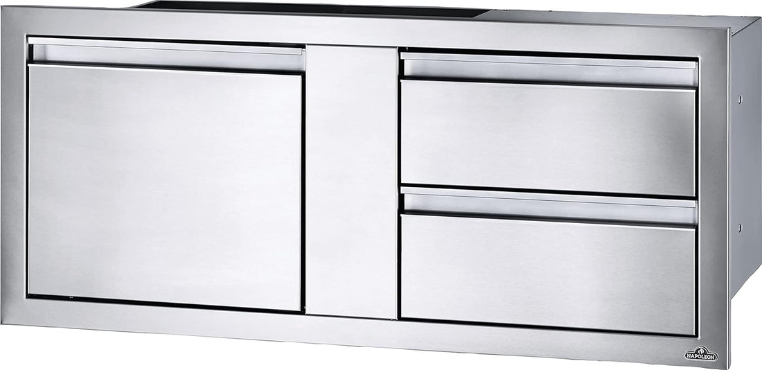 Napoleon - 42" x 16" Single Door & Double Drawer Combo - BI-4216-1D2DR