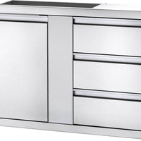 Napoleon - 42" x 24" Large Single Door & Triple Drawer - BI-4224-1D3DR