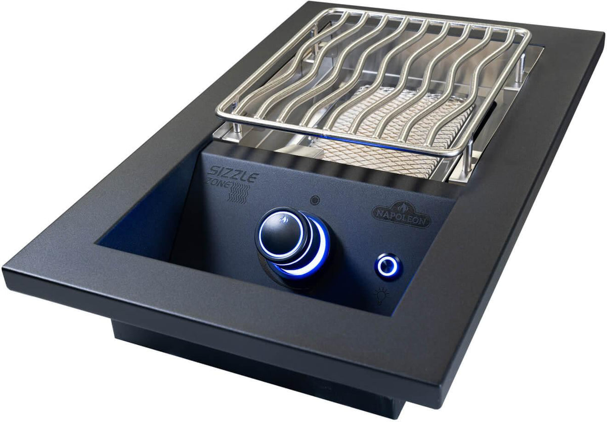 Napoleon - Built-In 700 Series 10" Propane Matt Black Single Infrared Burner - BIB10IRPMK