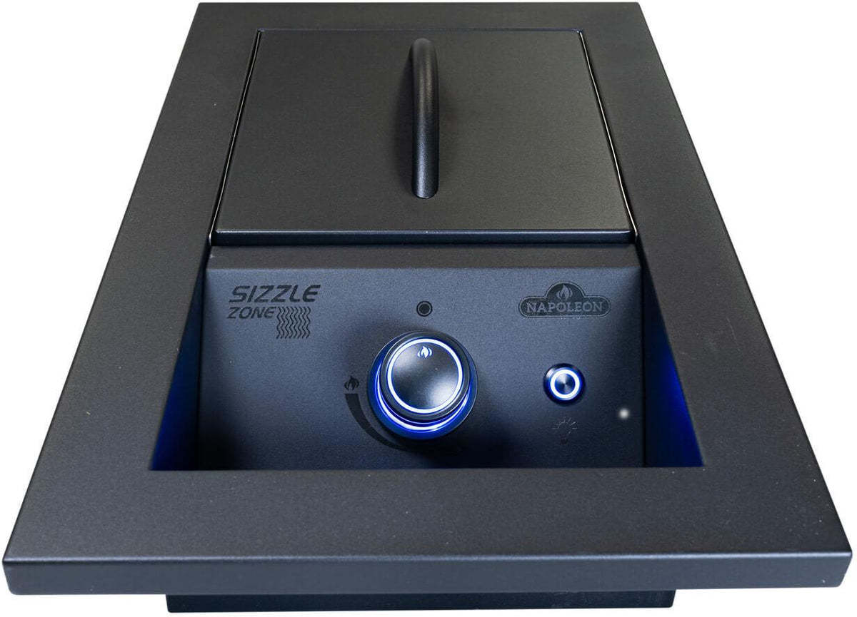 Napoleon - Built-In 700 Series 10" Propane Matt Black Single Infrared Burner - BIB10IRPMK