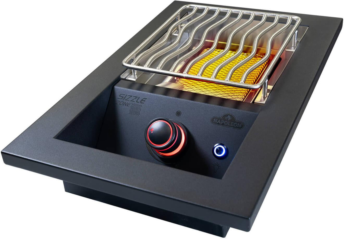 Napoleon - Built-In 700 Series 10" Propane Matt Black Single Infrared Burner - BIB10IRPMK