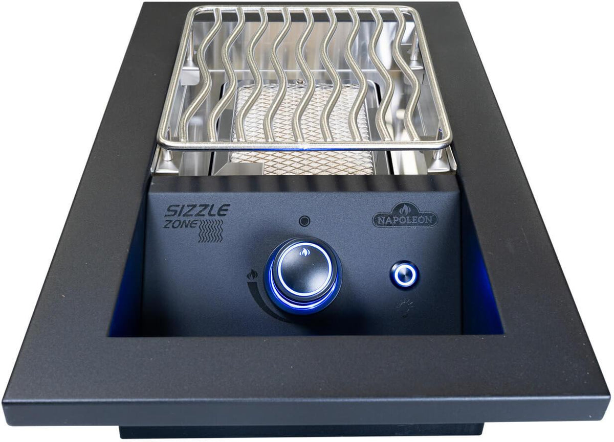 Napoleon - Built-In 700 Series 10" Propane Matt Black Single Infrared Burner - BIB10IRPMK