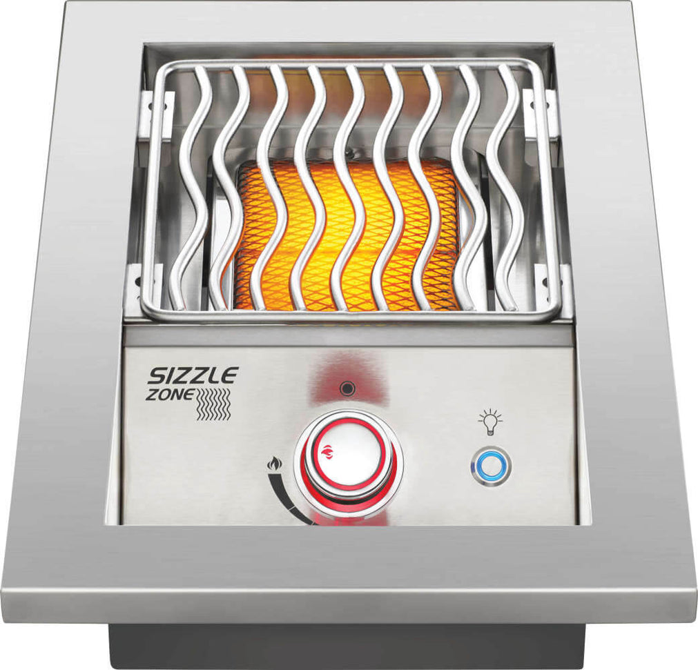 Napoleon - Built-In 700 Series 10" Natural Gas Stainless Steel Single Infrared Burner - BIB10IRNSS