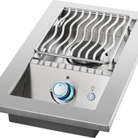 Napoleon - Built-In 700 Series 10" Natural Gas Stainless Steel Single Range Top Burner - BIB10RTNSS