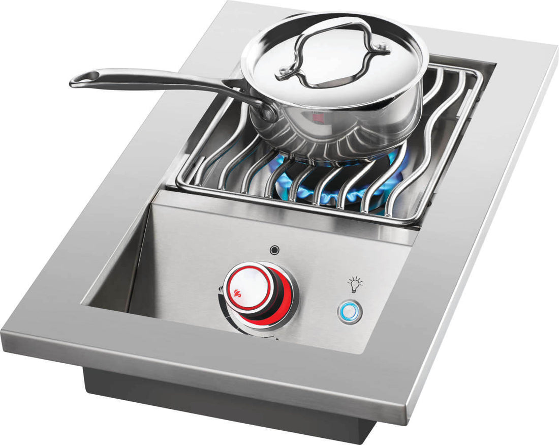 Napoleon - Built-In 700 Series 10" Natural Gas Stainless Steel Single Range Top Burner - BIB10RTNSS
