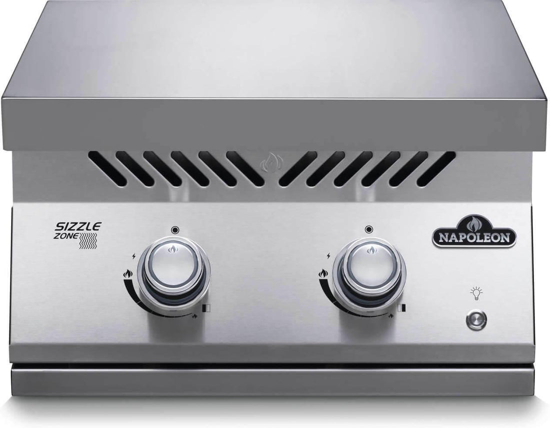 Napoleon - Built-In 700 Series 18" Natural Gas Stainless Steel Dual Infrared Burner - BIB18IRNSS