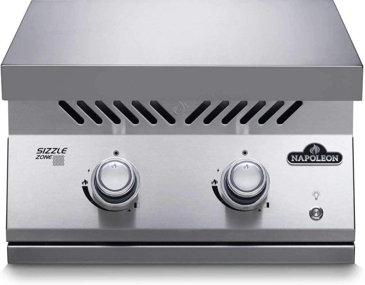 Napoleon - Built-In 700 Series 18" Propane Stainless Steel Dual Infrared Burner - BIB18IRPSS