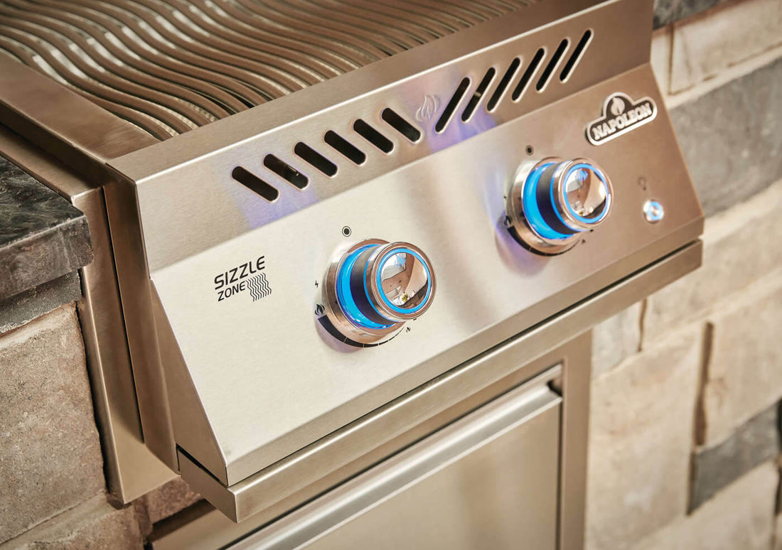 Napoleon - Built-In 700 Series 18" Natural Gas Stainless Steel Dual Infrared Burner - BIB18IRNSS