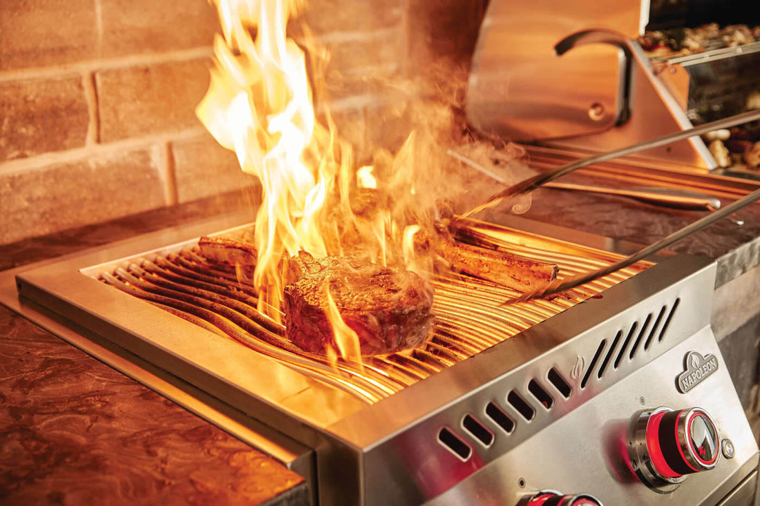Napoleon - Built-In 700 Series 18" Natural Gas Stainless Steel Dual Infrared Burner - BIB18IRNSS