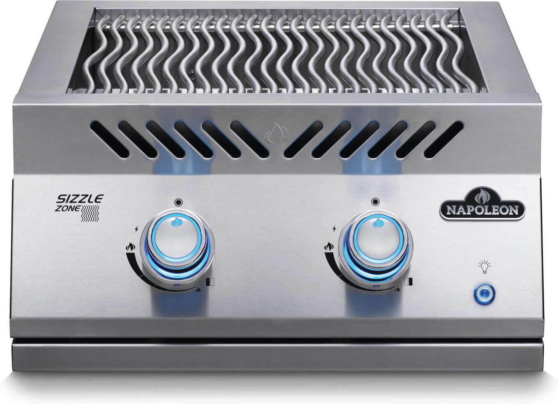 Napoleon - Built-In 700 Series 18" Natural Gas Stainless Steel Dual Infrared Burner - BIB18IRNSS