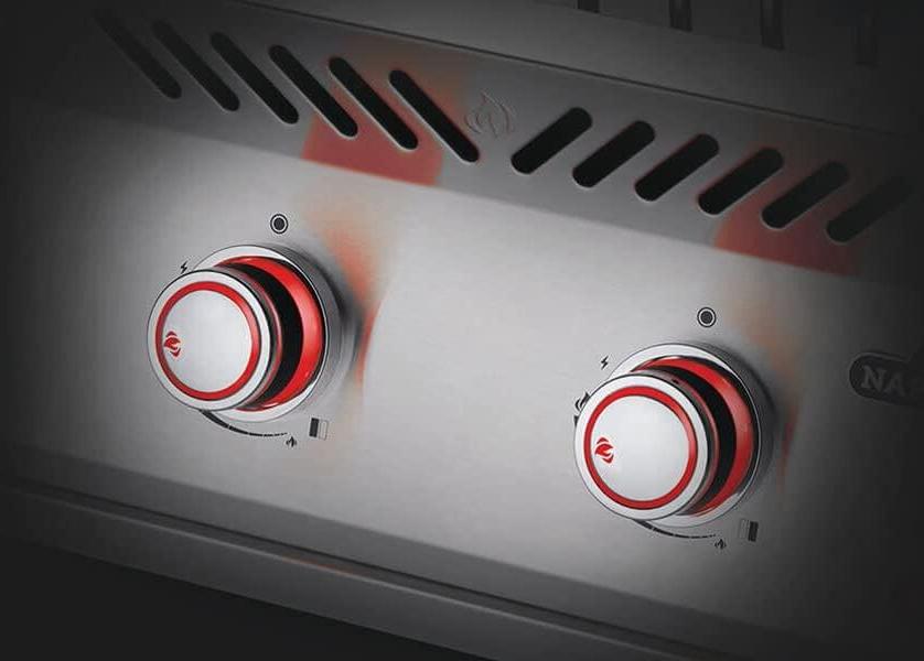Napoleon - Built-In 700 Series 18" Natural Gas Stainless Steel Dual Range Top Burner - BIB18RTNSS