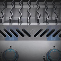 Napoleon - Built-In 700 Series 18" Natural Gas Stainless Steel Dual Range Top Burner - BIB18RTNSS