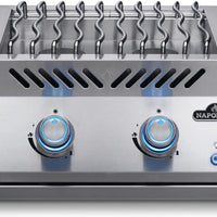 Napoleon - Built-In 700 Series 18" Natural Gas Stainless Steel Dual Range Top Burner - BIB18RTNSS