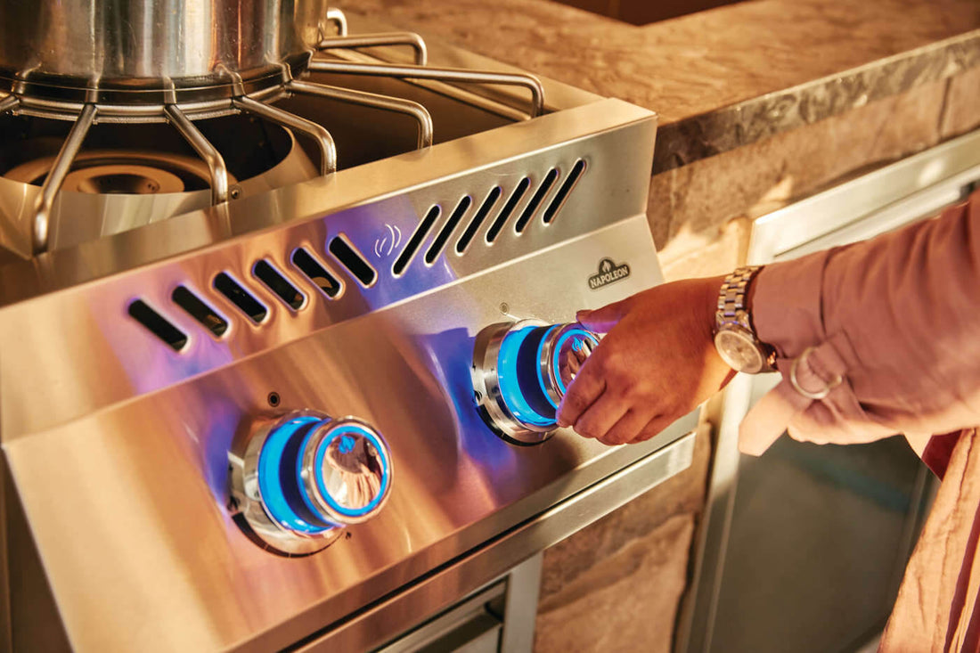 Napoleon - Built-In 700 Series 18" Natural Gas Stainless Steel Power Burner - BIB18PBNSS