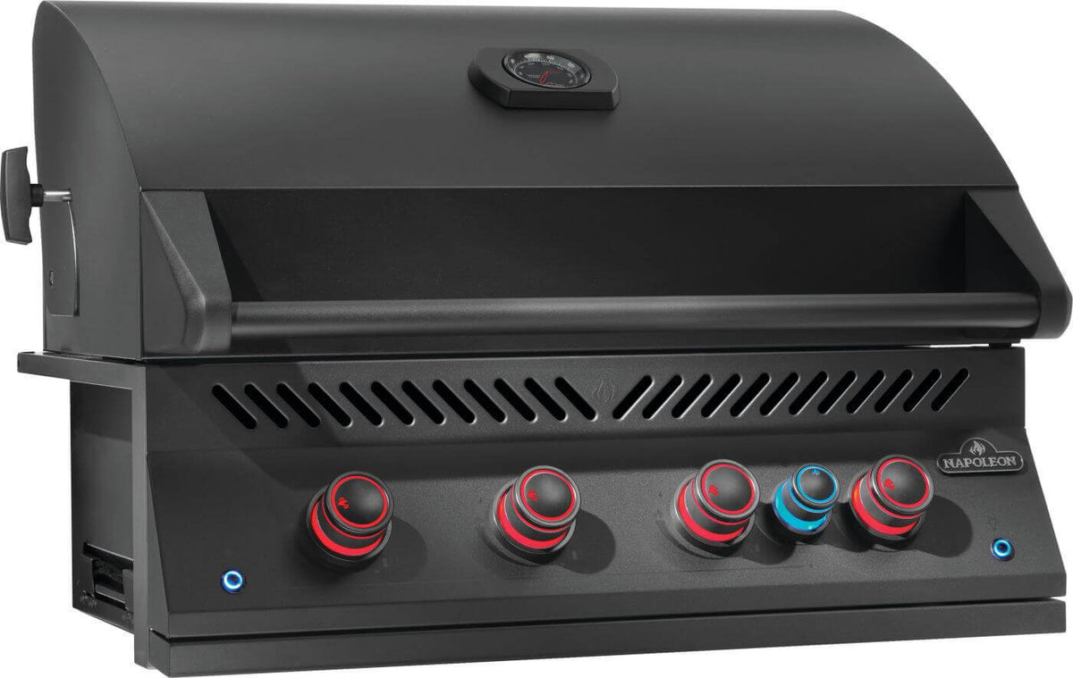 Napoleon - Built-In 700 Series 32" Propane Matte Black Grill with Infrared Rear Burner - BIG32RBPMK-1