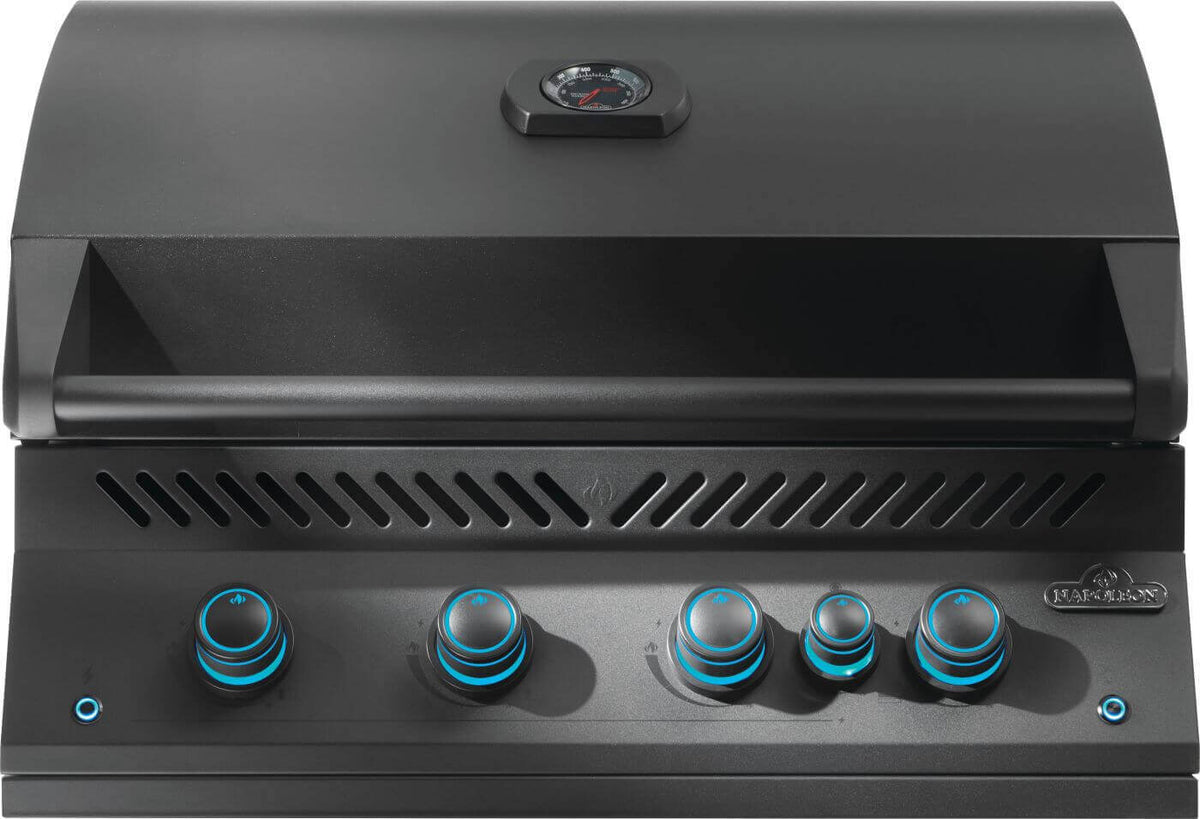 Napoleon - Built-In 700 Series 32" Propane Matte Black Grill with Infrared Rear Burner - BIG32RBPMK-1