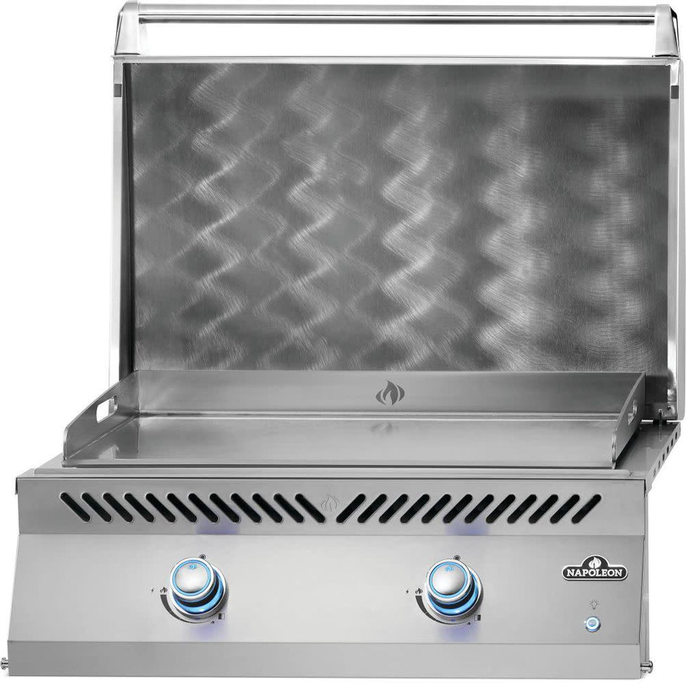 Napoleon - Built-In 700 Series 32" Natural Gas Stainless Steel Griddle - BIG32FTNSS