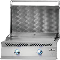 Napoleon - Built-In 700 Series 32" Natural Gas Stainless Steel Griddle - BIG32FTNSS
