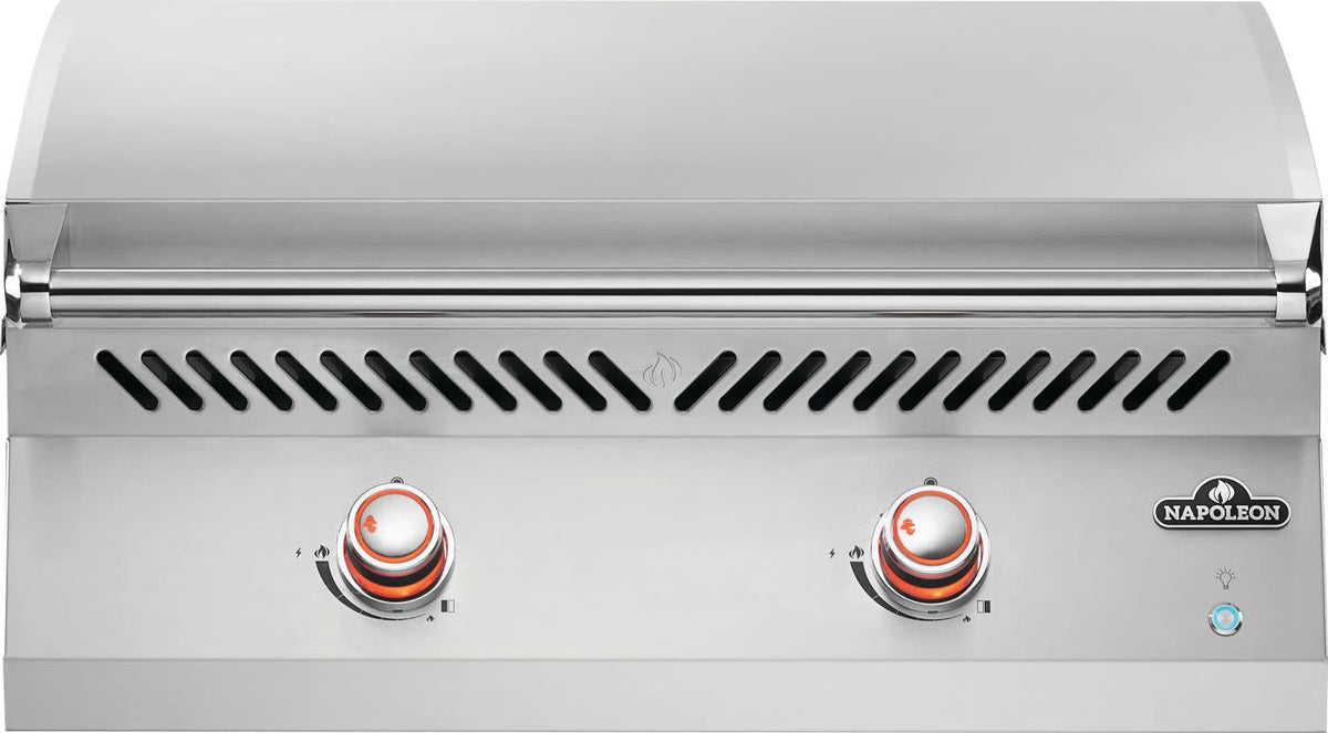 Napoleon - Built-In 700 Series 32" Propane Stainless Steel Griddle - BIG32FTPSS