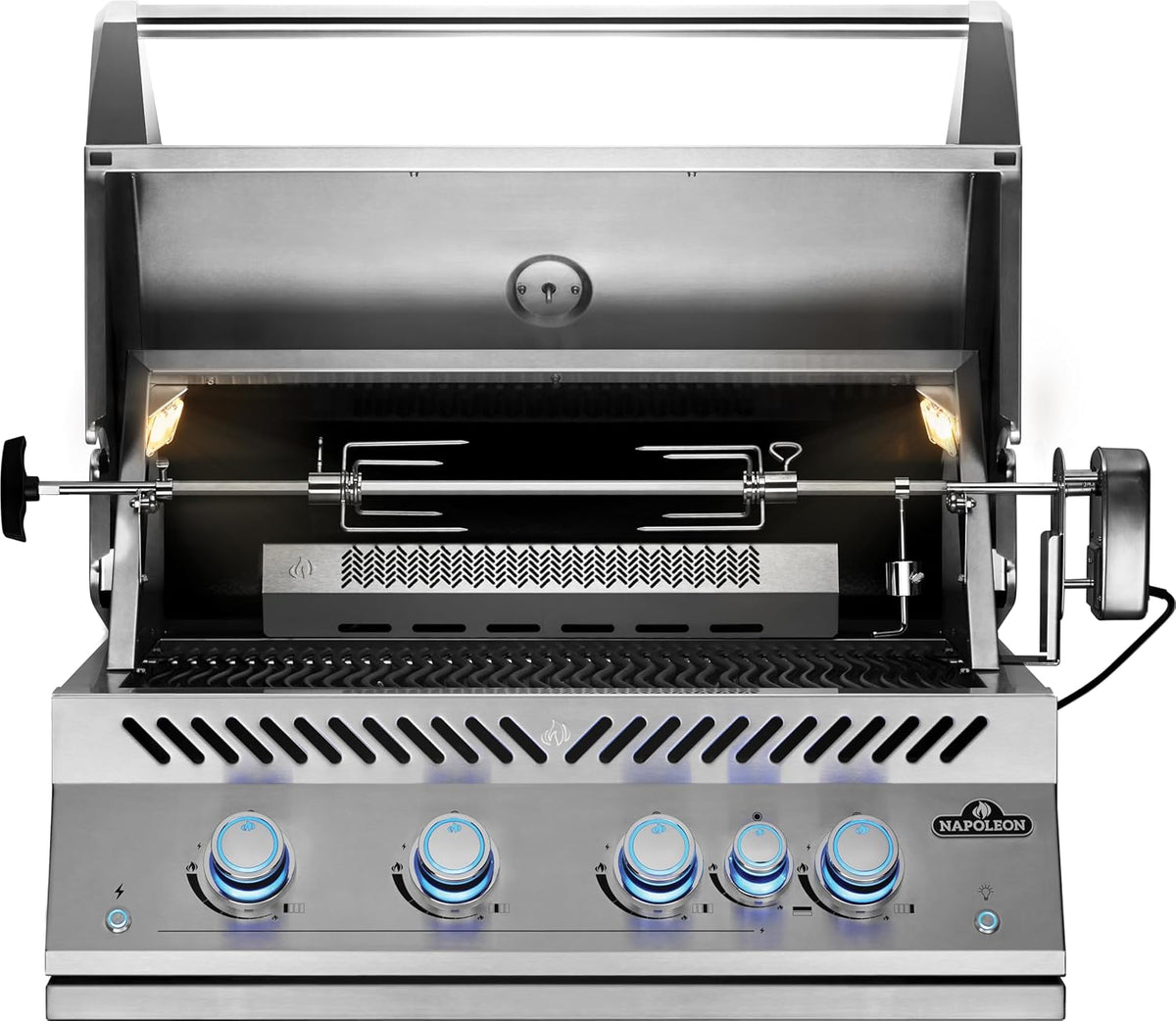 Napoleon - Built-In 700 Series 32" Propane Stainless Steel Grill with Infrared Rear Burner - BIG32RBPSS-1