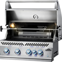 Napoleon - Built-In 700 Series 32" Natural Gas Stainless Steel Grill with Infrared Rear Burner - BIG32RBNSS-1