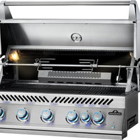 Napoleon - Built-In 700 Series 38" Natural Gas Stainless Steel Grill with Infrared Rear Burner - BIG38RBNSS-1